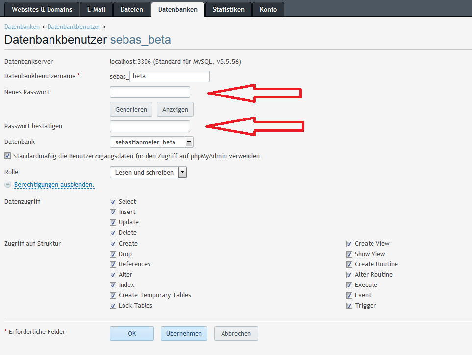 Datenbank-passwort2